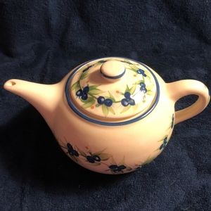 Handmade pottery, Large Glazed Tea Pot,